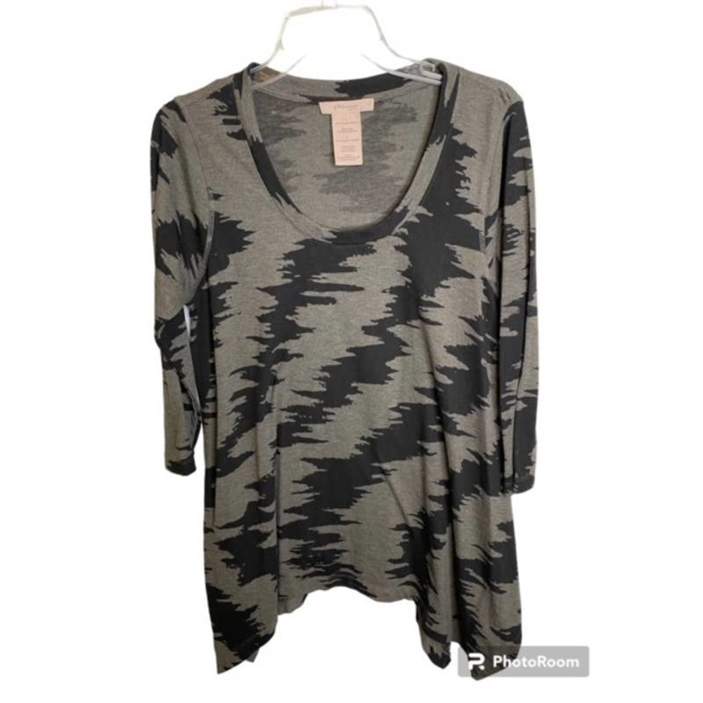 Philosophy 3/4 Sleeve Sharkbite Tunic Sz Large